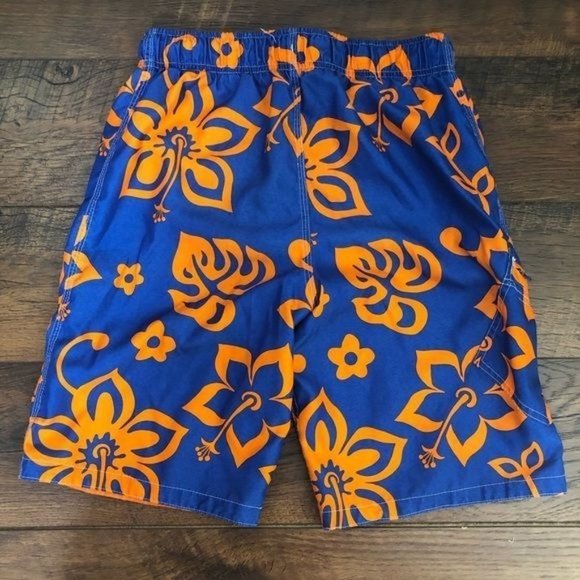 Floral Swim Trunks - Cherokee - Boy's Size 8/10 - Picture 2 of 5